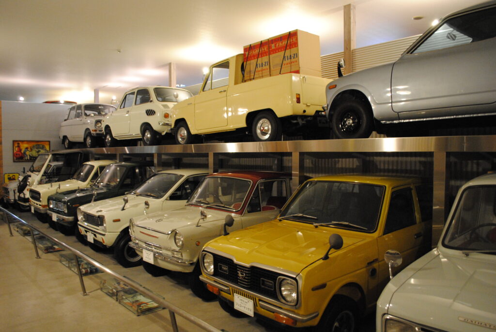 往年の自動車が集まる自動車博物館に・・・。